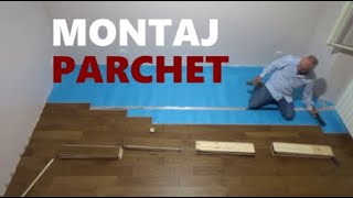 Montare parchet laminat [upl. by Pernick355]