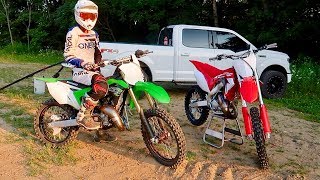 Whats The Better 2 Stroke CR125 vs KX125 [upl. by Erena]