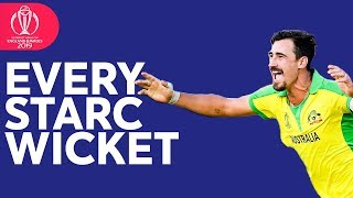 Every Mitchell Starc Wicket at the 2019 ICC Cricket World Cup [upl. by Eltsyrhc]