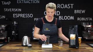 Alternative Brewing  How To Use A French Press  Crema Coffee Garage [upl. by Ettevol819]