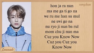 NCT U  Know Now Easy Lyrics [upl. by Ilarrold]