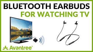 How to Use Avantree HT4186  The Best Bluetooth Adapter and Earphone set for Watching TV [upl. by Aenneea]