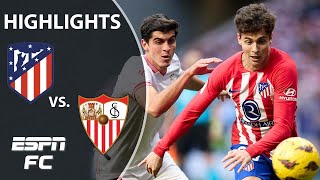 Atletico Madrid vs Sevilla  LALIGA Highlights  ESPN FC [upl. by Hirai]