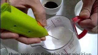 How To Make Latte Art with Mini Milk Frother [upl. by Farny]