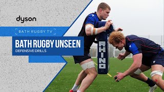 BATH RUGBY UNSEEN  Defensive drills [upl. by Turley513]