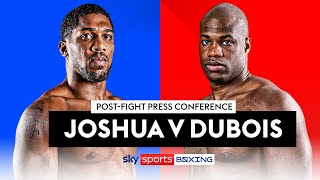 POSTFIGHT PRESS CONFERENCE 👊  Anthony Joshua v Daniel Dubois [upl. by Kiernan]