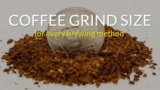 Coffee Grind Size for Every Brewing Method [upl. by Tatia13]