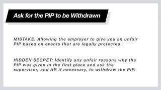 Never Make These 11 PIP Mistakes Hidden Secrets to Surviving your PIP [upl. by Coreen]