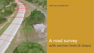 A road survey with section lines 6 steps [upl. by Jocelyne]