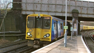 Half an Hour at 216  Birkenhead North Station 1022017  Class 507 508 terminus [upl. by Namyac]