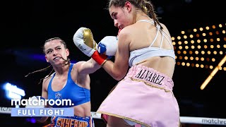 FULL FIGHT Skye Nicolson vs Tania Alvarez SerranoCruz Undercard [upl. by Gnilhsa]