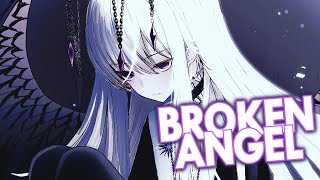 Nightcore  Broken Angel Lyrics [upl. by Drolyag]