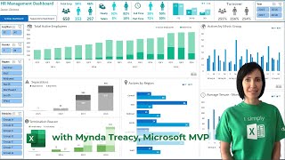 Interactive Excel HR Dashboard  FREE Download [upl. by Bajaj21]