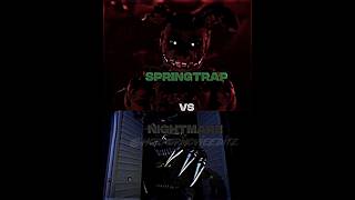 Springtrap vs Nightmare [upl. by Dnumde198]