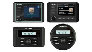 KICKER KMC Marine Head Unit Overview [upl. by Eibbob791]