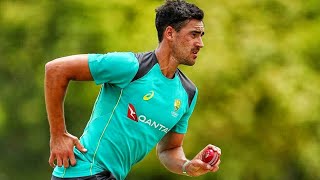 Mitchell starc bowling action in slow motion  4k HD   Fast bowling  Wickets [upl. by Eldorado10]