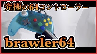 【brawler64】貧弱スティックを克服した究極の64コントローラー【キバ子の非公式周辺機器紹介その1】 [upl. by Eioj]