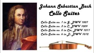 Johann Sebastian Bach  Cello suites in 432 Hz great for reading or studying [upl. by Misab]