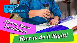 Aileron Servo Installation Secrets Pro Tips [upl. by Pironi]