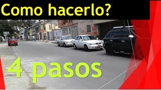 Estacionamiento paralelo fácil Como hacerlo en 4 pasos [upl. by Absa]