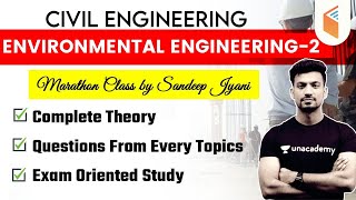 ENVIRONMENTAL ENGINEERING2  Marathon Class Civil Engineering by Sandeep Jyani [upl. by Aronson]