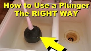 How To Use a Plunger the Right Way [upl. by Marv]