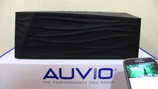 AUVIO HBT6000 Bluetooth Speaker Review  Sound Test [upl. by Alleroif]