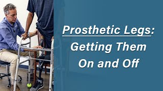 Donning and Doffing a Prosthetic Limb  Prosthetic Training Episode 4 [upl. by Esbensen297]