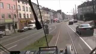 Stadtbahn Düsseldorf  Führerstandsmitfahrt GT8SU Linie U77 [upl. by Cinomod469]