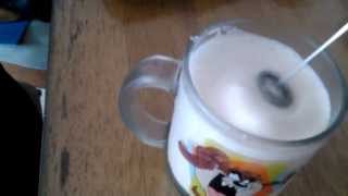 Aerolatte Review Frothing Cold Milk In Under 1 Minute [upl. by Yelsha]