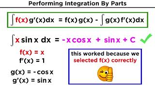 Integration By Parts [upl. by Samohtnhoj]